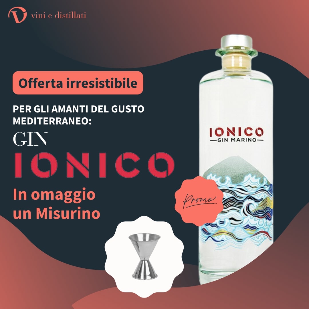 Gin Marino Ionico 70 CL - Fratelli Pistone con Jigger in Omaggio - Vendita  online di Vini, Bollicine, Distillati e Birre Online - Vini e Distillati