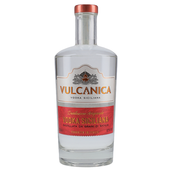 Vulcanica Vodka Siciliana Artigianale 0,7l — Distillata dai Grani dell'Etna
