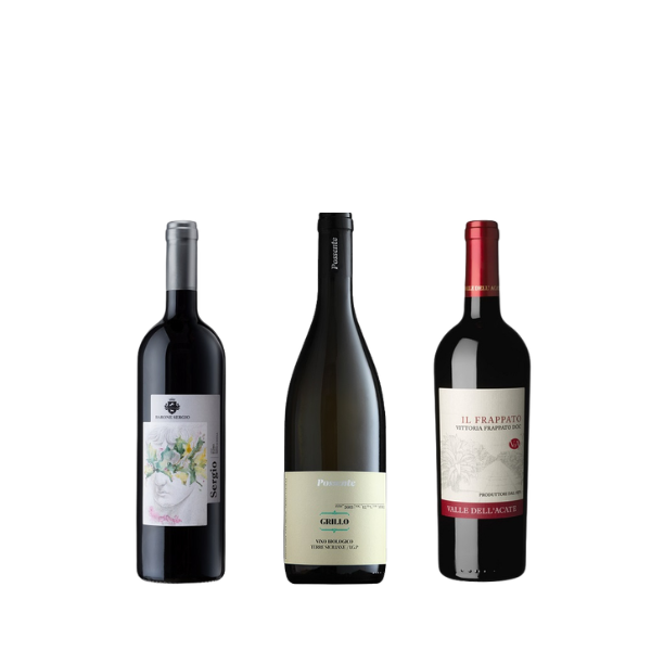 Box Sicilia Autentica vini selezione sommelier Frappato Grillo Nero d'Avola siciliani