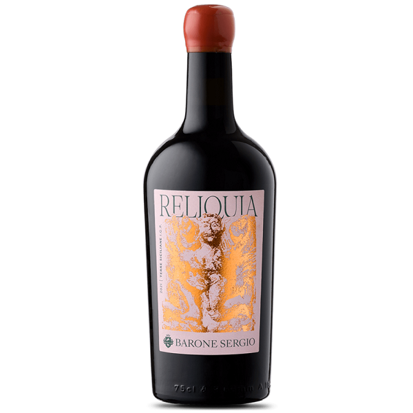 Reliquia Barone Sergio vino rosso Lucignola vitigno reliquia siciliano Pachino bottiglia 75cl